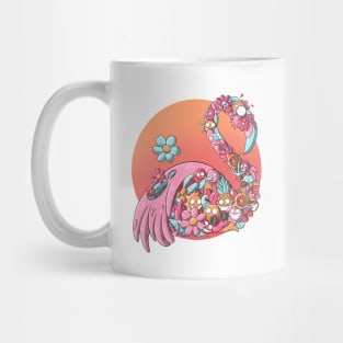 Flamingo Doodles Mug